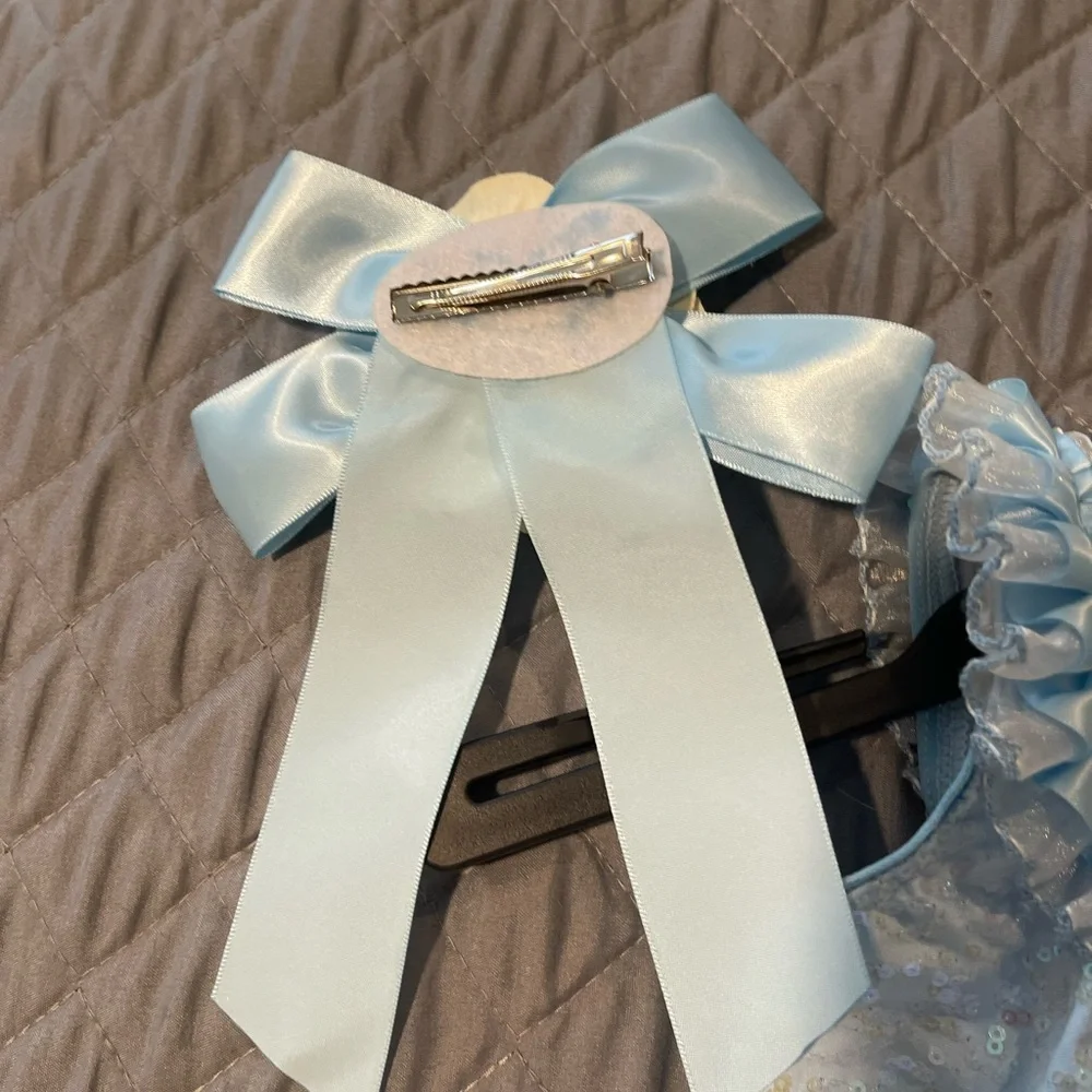 Revolution Light Blue and Cream Dance Costume